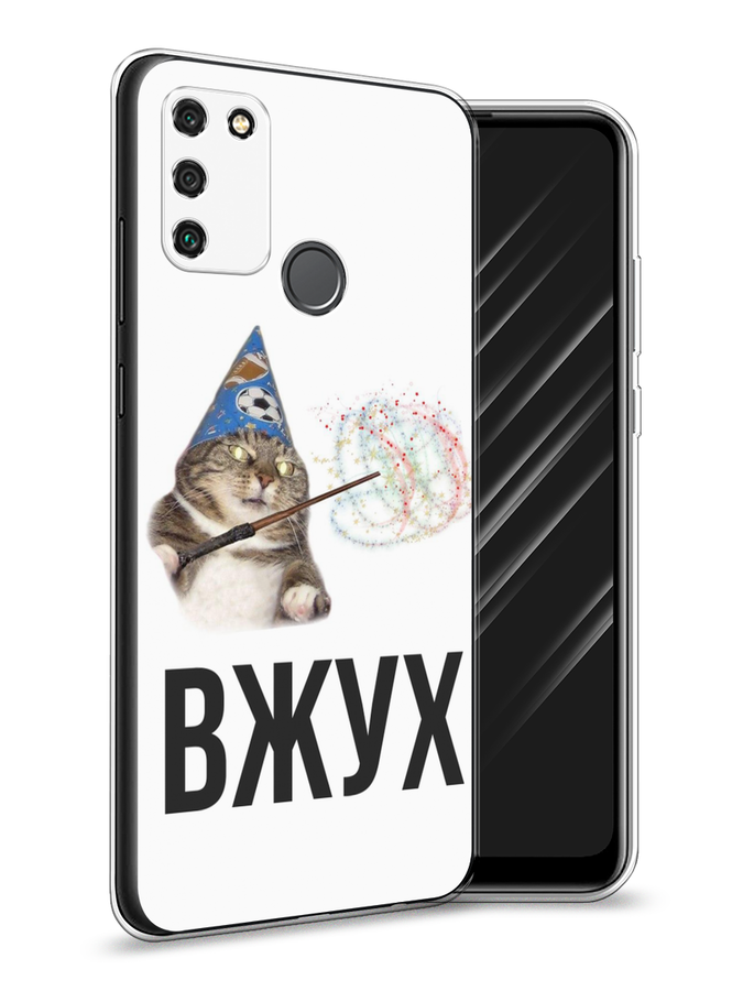 

Чехол Awog на Honor 9A "Вжух 2", Белый;черный;серый, 612350-9