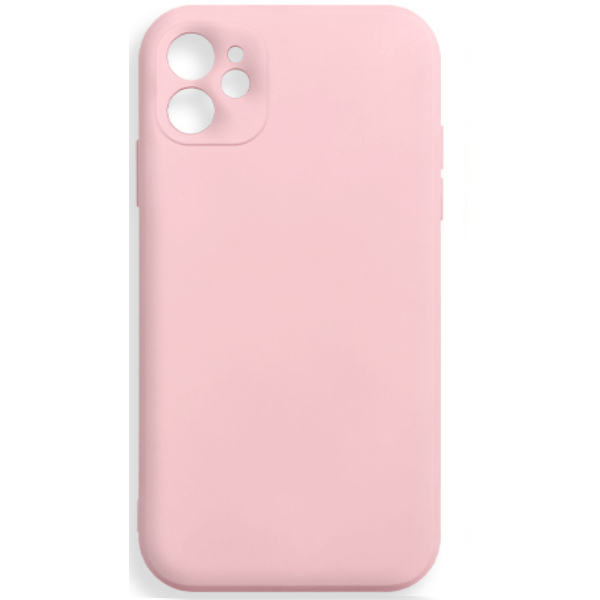 фото Чехол для iphone 12 silicone ws, розовый nobrand