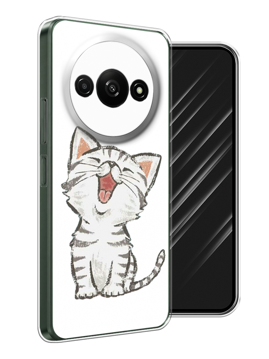 

Чехол Awog на Redmi A3 "Котенок рисованный", Серый;белый, 321250-1