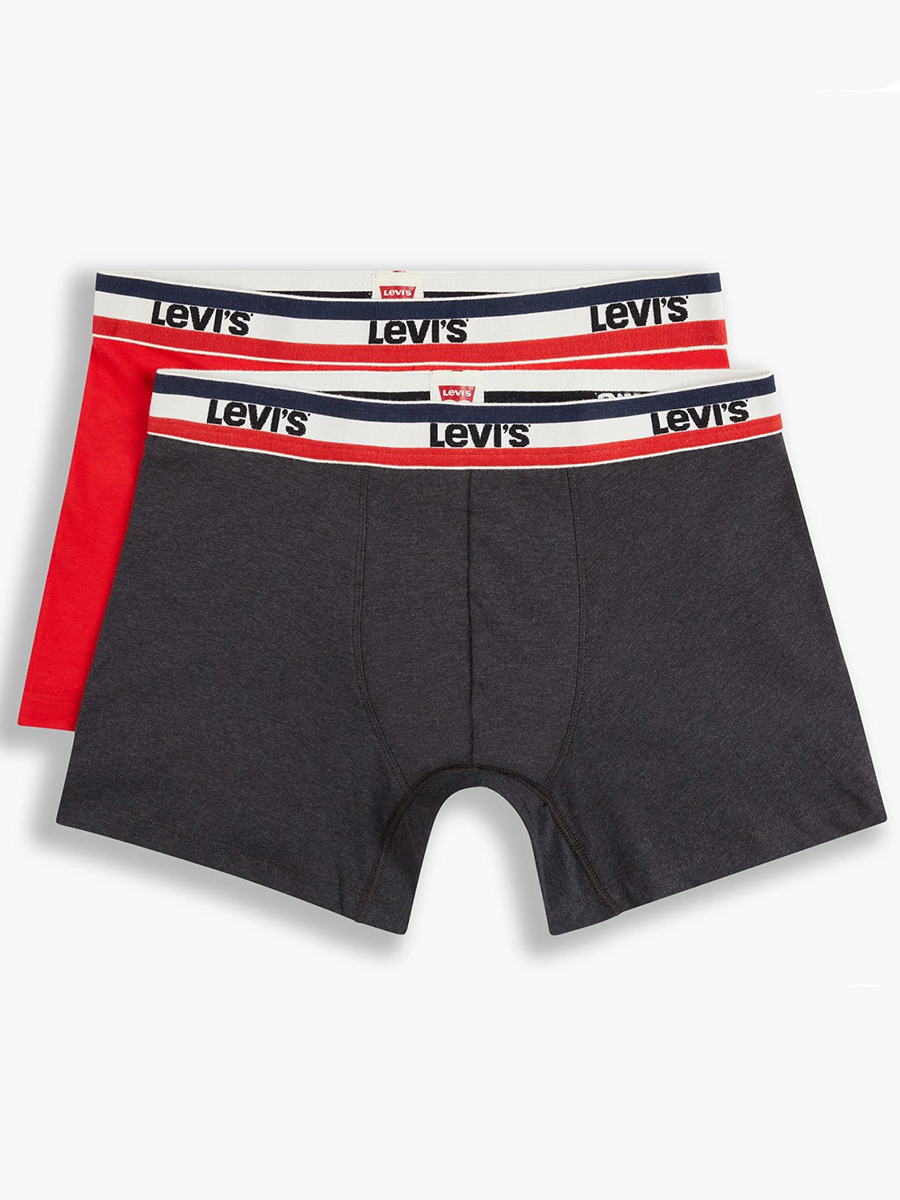 

Комплект трусов мужских Levi's 37149-0205 серых; красных L, 37149-0205