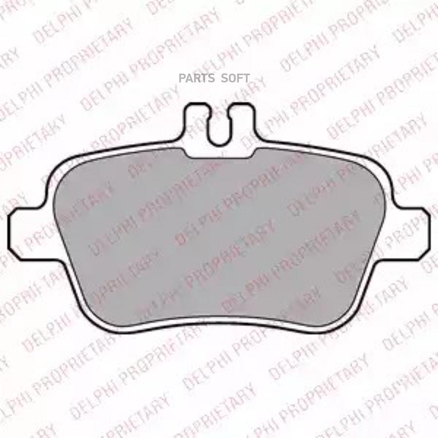 

Тормозные колодки DELPHI дисковые LP2289
