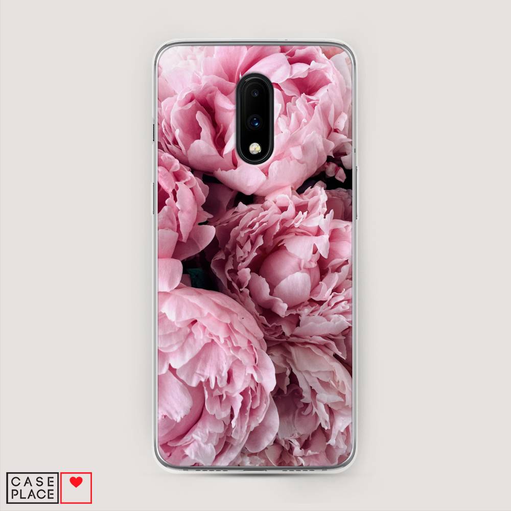 

Чехол Awog на OnePlus 7 / ВанПлас 7 "Нежные пионы", Розовый;черный;белый, 150750-8