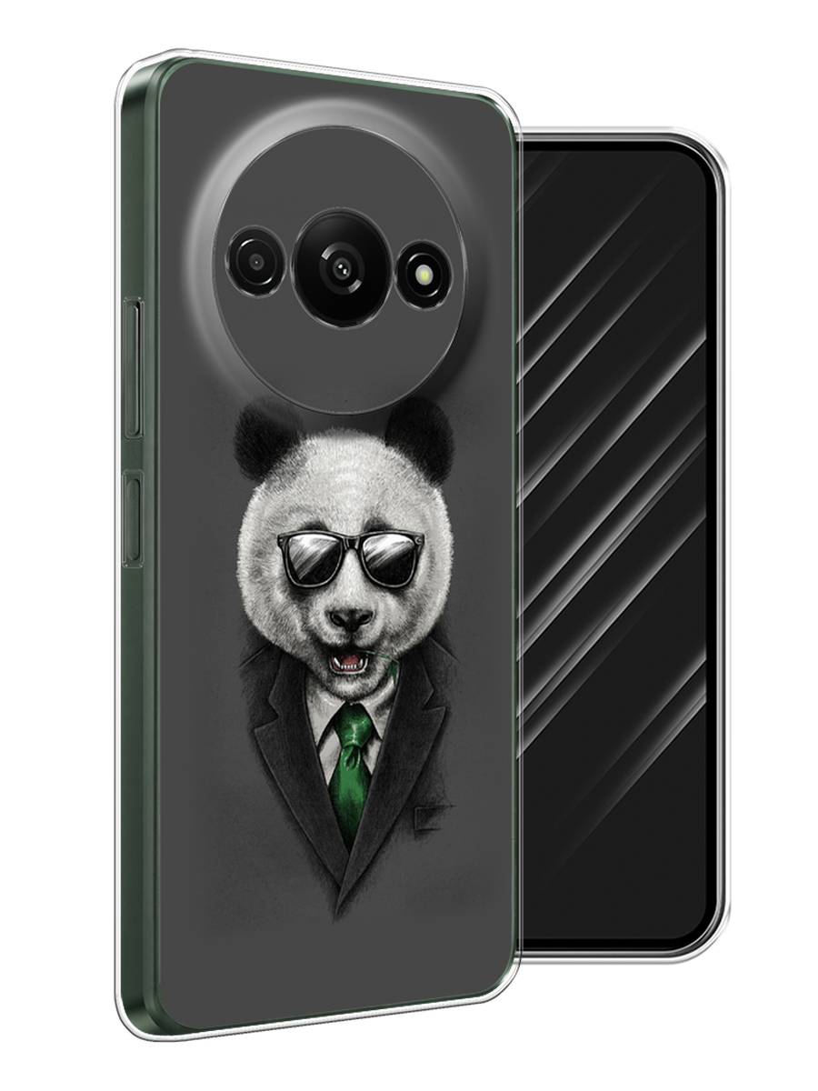

Чехол Awog на Redmi A3 "Деловая панда", Серый;зеленый, 321250-1