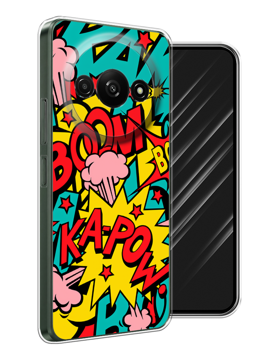 

Чехол Awog на Redmi A3 "Постер pop art", Бирюзовый;желтый;красный, 321250-1