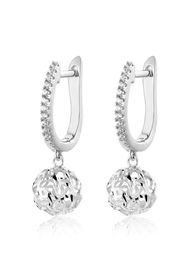 

Серьги подвески из серебра с фианитом Ogisana A38247, A38247