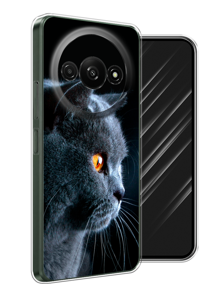 

Чехол Awog на Redmi A3 "Благородный кот британец", Черный;серый;оранжевый, 321250-1