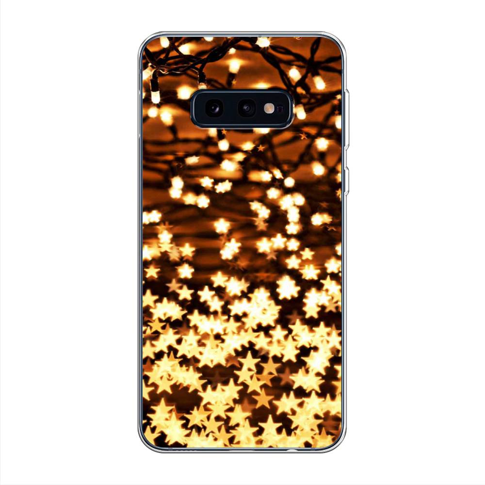 

Чехол на Samsung Galaxy S10E "Новогодняя гирлянда", Золотистый, 27250-5