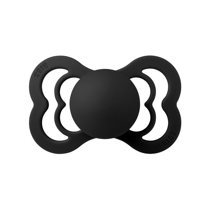 

Пустышка BIBS Supreme Silicone 6-36 мес. Black, Черный, 610210