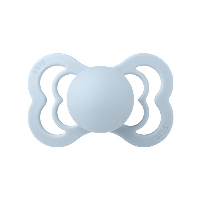 

Пустышка BIBS Supreme Silicone 6-36 мес. Baby Blue, Голубой, 610231