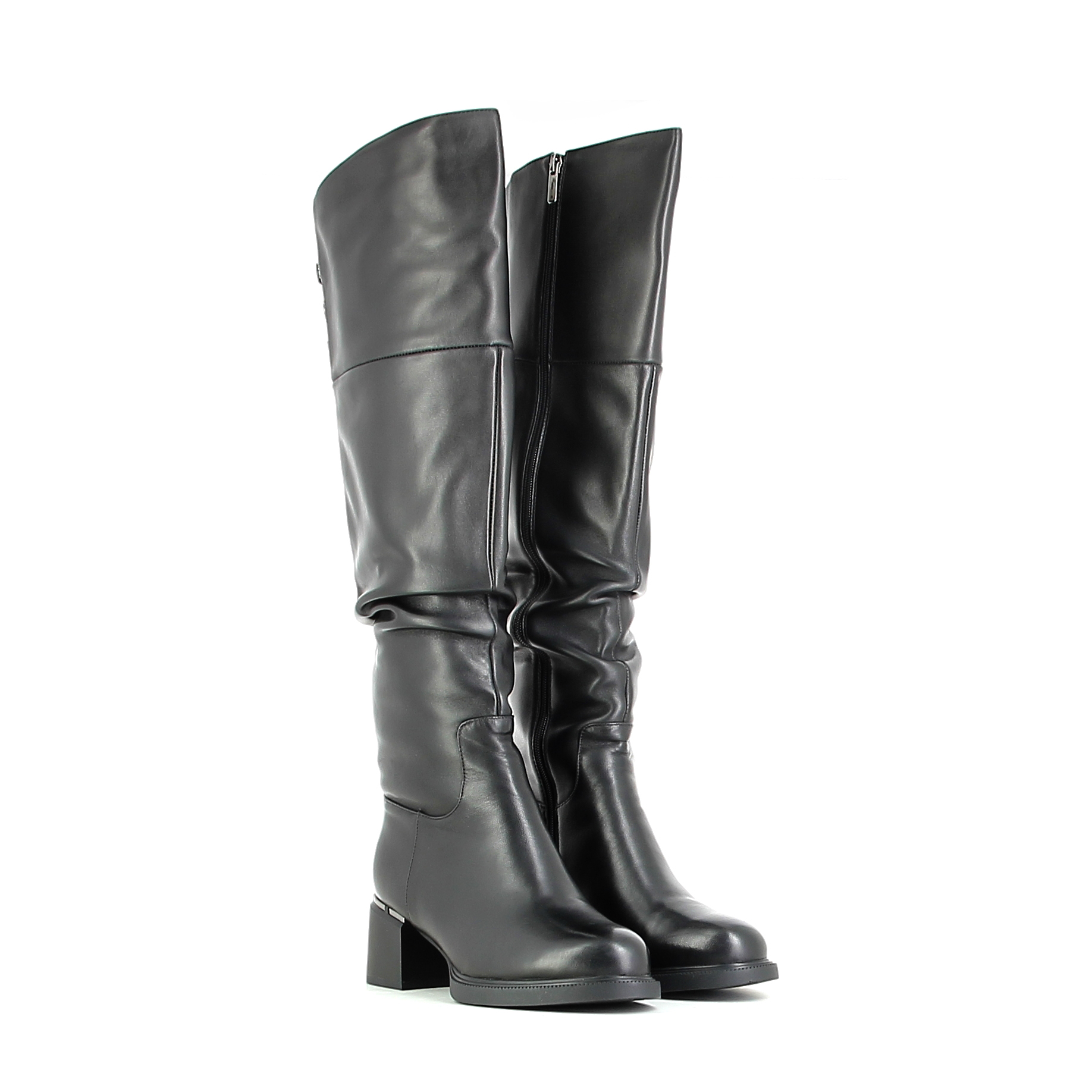 фото Ботфорты женские regina bottini k284-839-019ar черные 40 ru