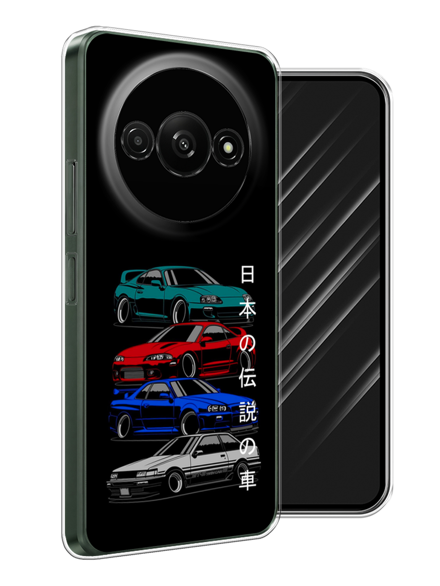 

Чехол Awog на Redmi A3 "JDM Legend cars", Зеленый;красный;синий, 321250-1
