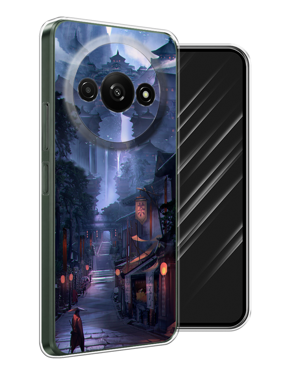 

Чехол Awog на Redmi A3 "Одинокий самурай", Синий;черный;коричневый, 321250-1