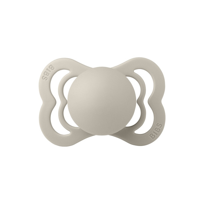 

Пустышка BIBS Supreme Silicone 0-6 мес. Sand, Серый, 410214