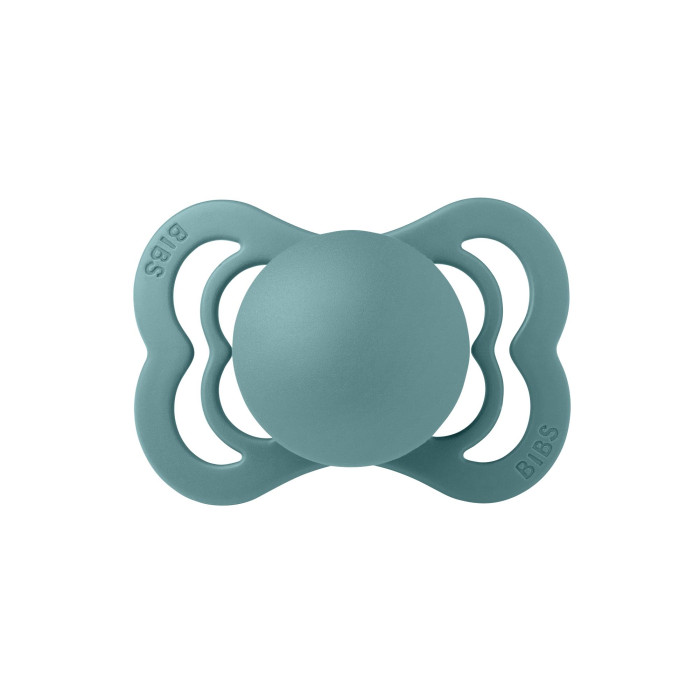 

Пустышка BIBS Supreme Silicone 0-6 мес. Island Sea, Голубой, 410261
