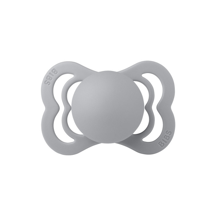 

Пустышка BIBS Supreme Silicone 0-6 мес. Cloud, Серый, 410223