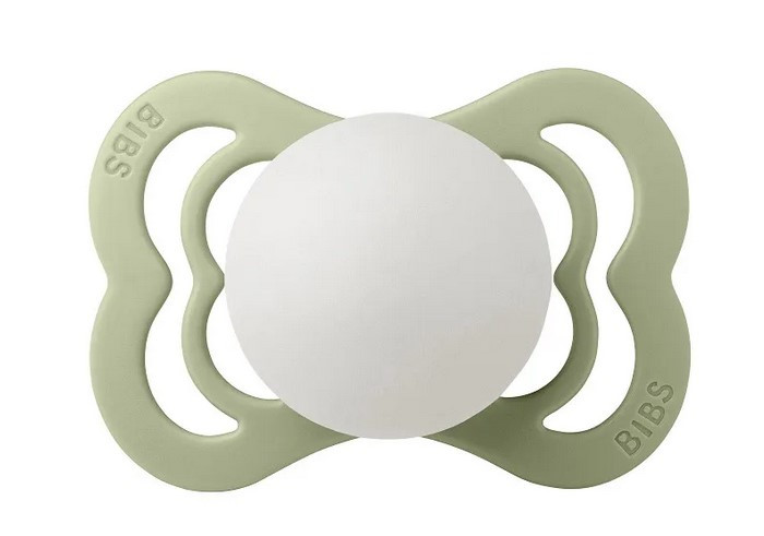 

Пустышка BIBS Supreme Latex Glow 6-36 мес. Sage, Зеленый;белый, 710270