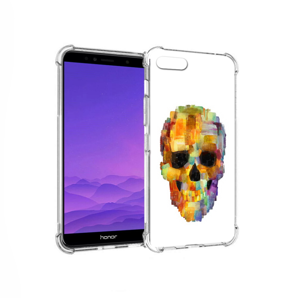 

Чехол MyPads Tocco для Honor 7A нарисованный череп (PT111206.25.516), Прозрачный, Tocco