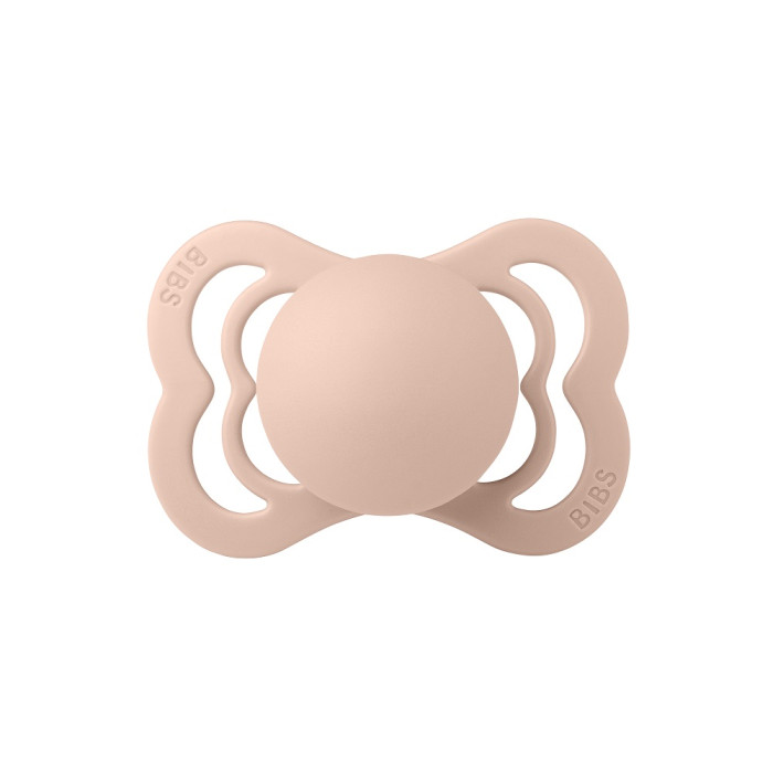 

Пустышка BIBS Supreme Latex 0-6 мес. Blush, Розовый, 510244