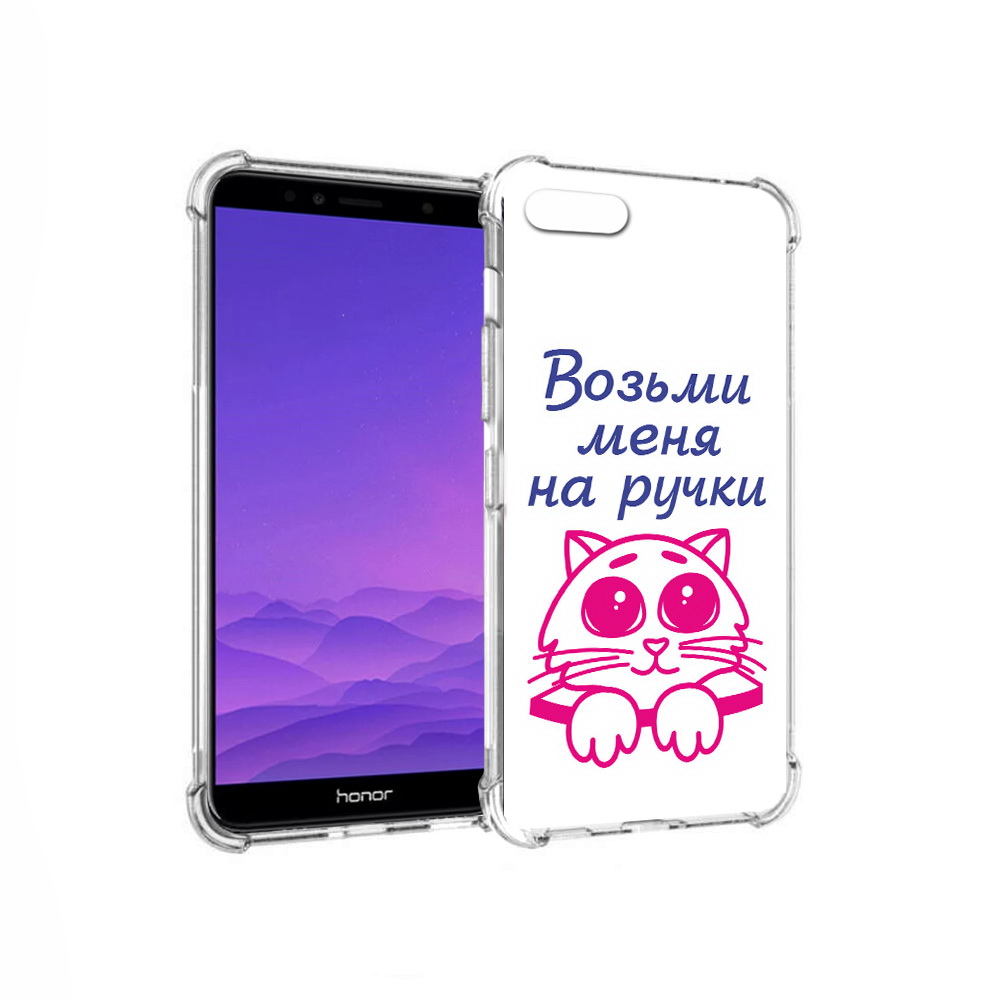 

Чехол MyPads Tocco для Honor 7A мяу (PT111206.25.491), Прозрачный, Tocco