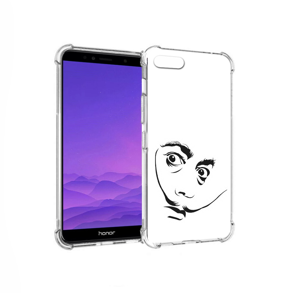 

Чехол MyPads Tocco для Honor 7A мужчина с длинными усами (PT111206.25.487), Прозрачный, Tocco