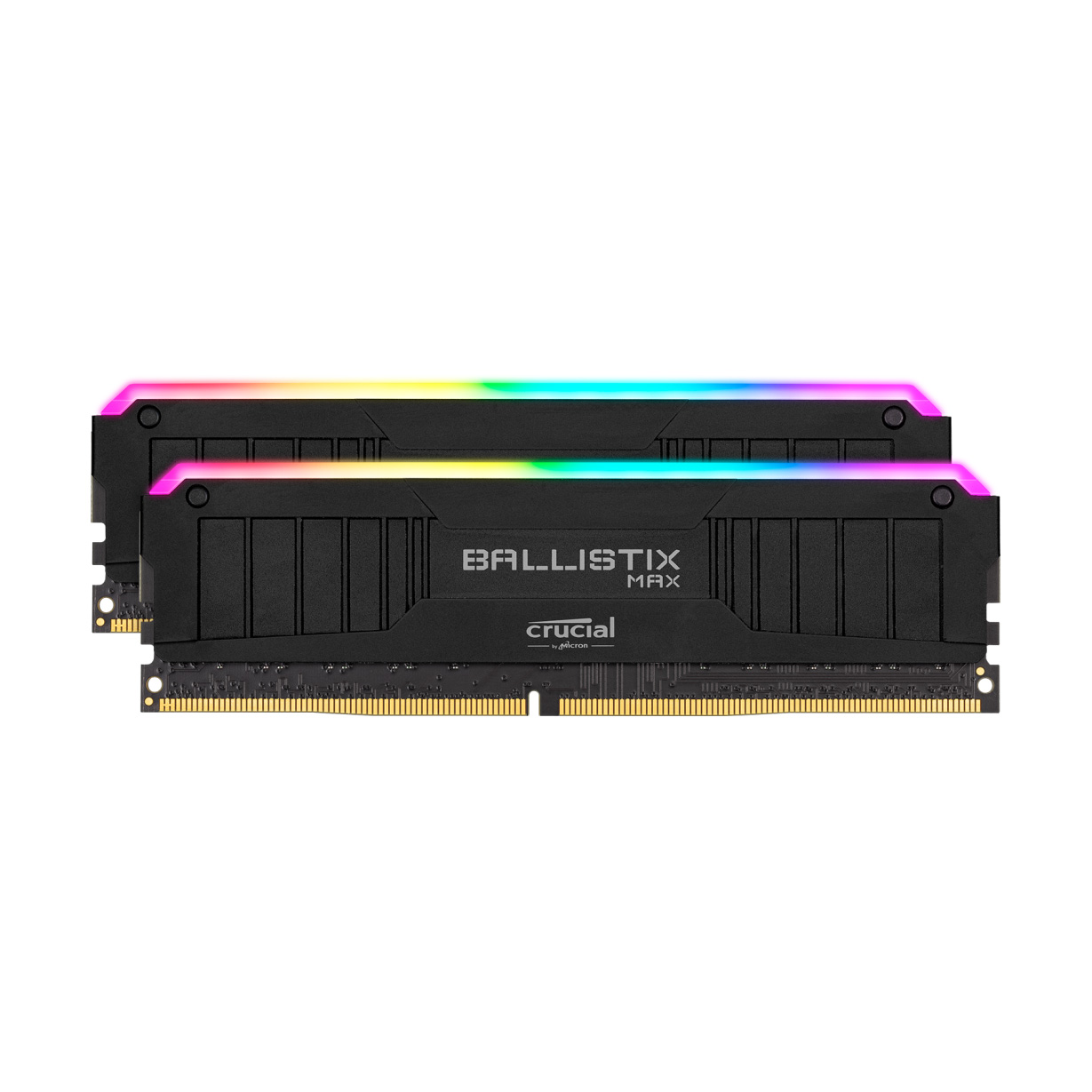

Оперативная память Crucial Ballistix MAX RGB Black DDR4 2x8GB Kit (BLM2K8G40C18U4BL), Ballistix MAX RGB