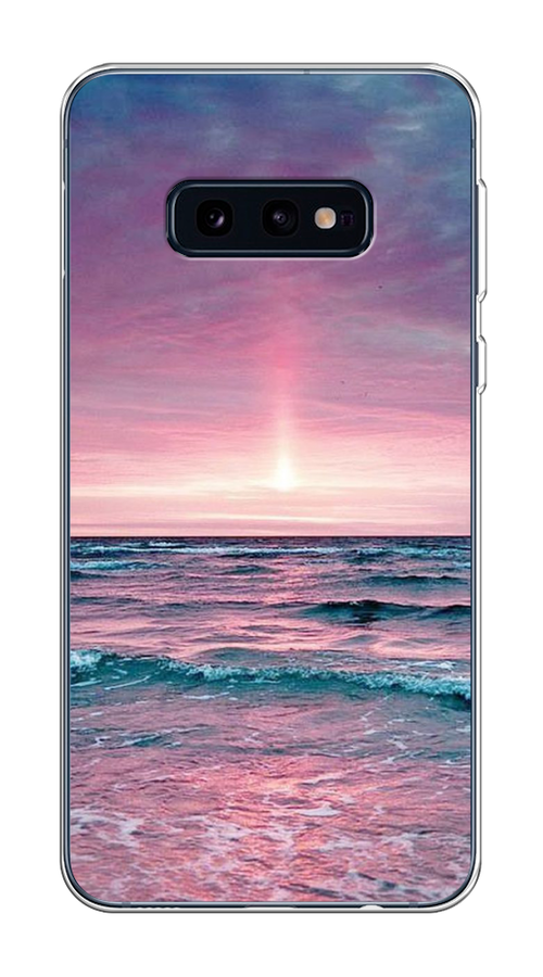 

Чехол на Samsung Galaxy S10E "Восход 3", Розовый;голубой, 27250-2