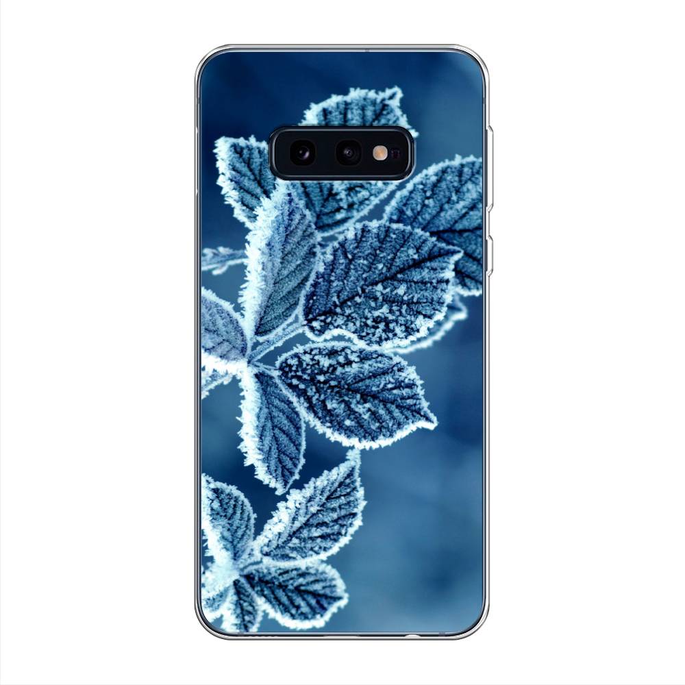 

Чехол на Samsung Galaxy S10E "Зима 6", Голубой;белый, 27250-2