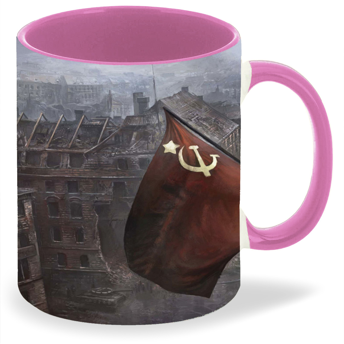 

Кружка CoolPodarok hearts of iron Знаменосец Знамя Крыша, hearts of iron Знаменосец Знамя Крыша