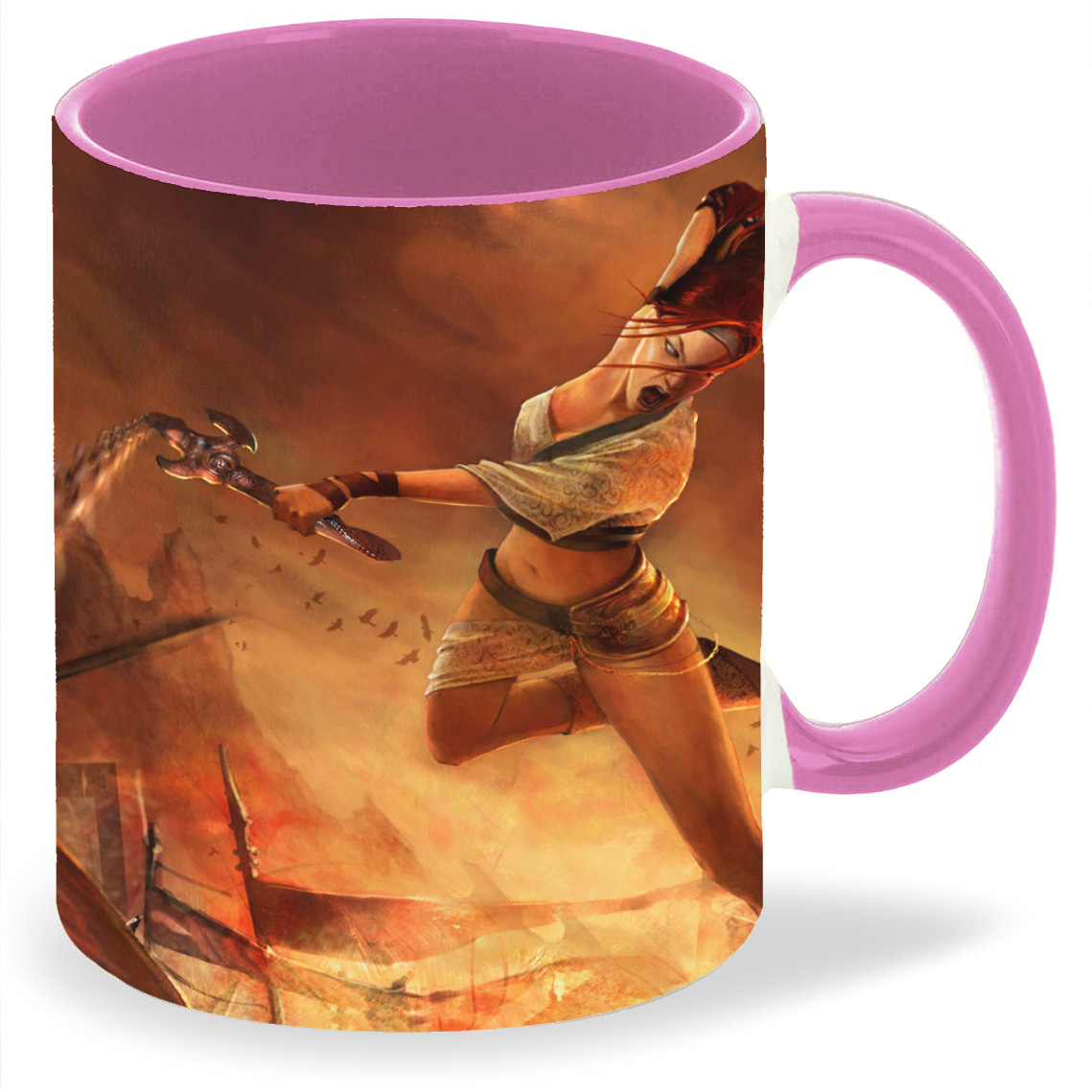 

Кружка CoolPodarok heavenly sword Девушка в бою, heavenly sword Девушка в бою