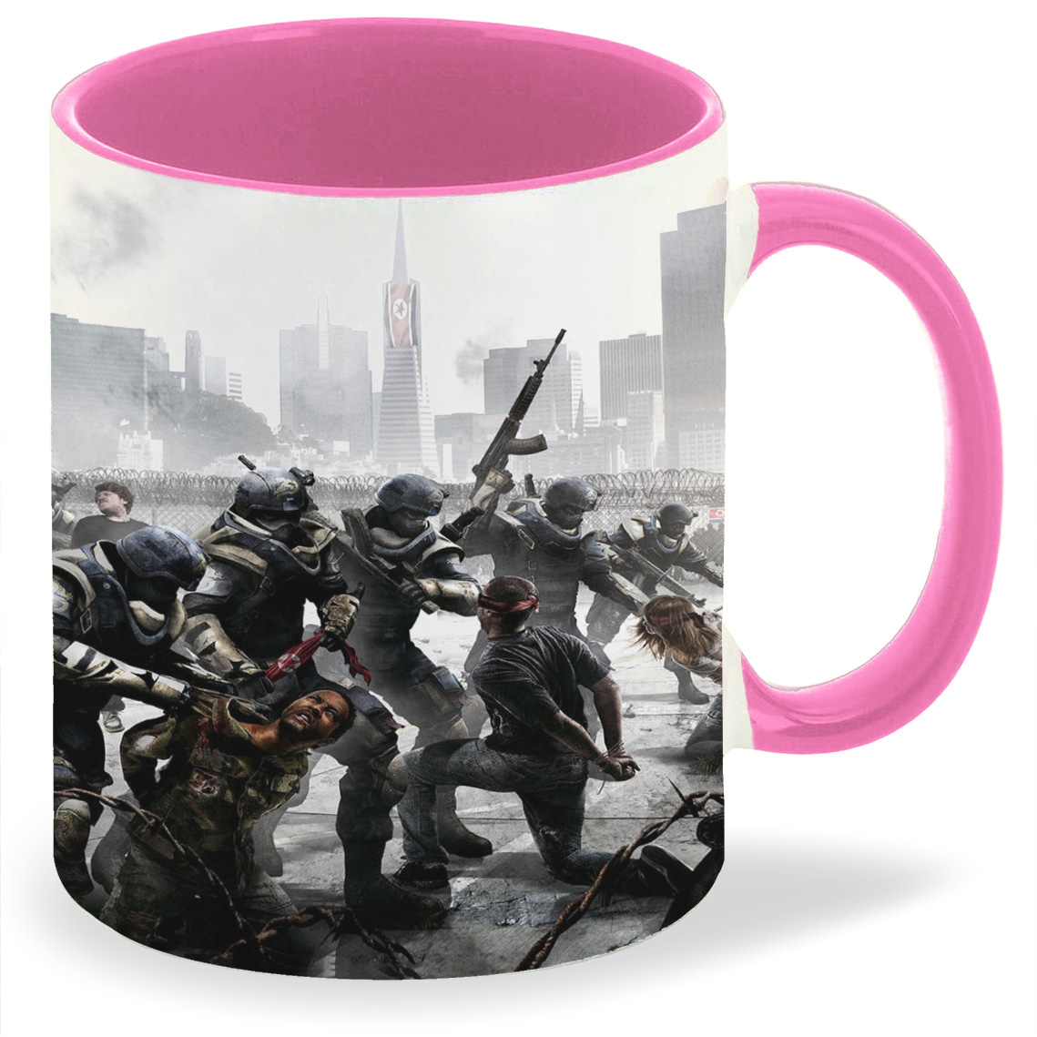 

Кружка CoolPodarok homefront Солдаты на коленях Повязка на глазах, homefront Солдаты на коленях Повязка на глазах