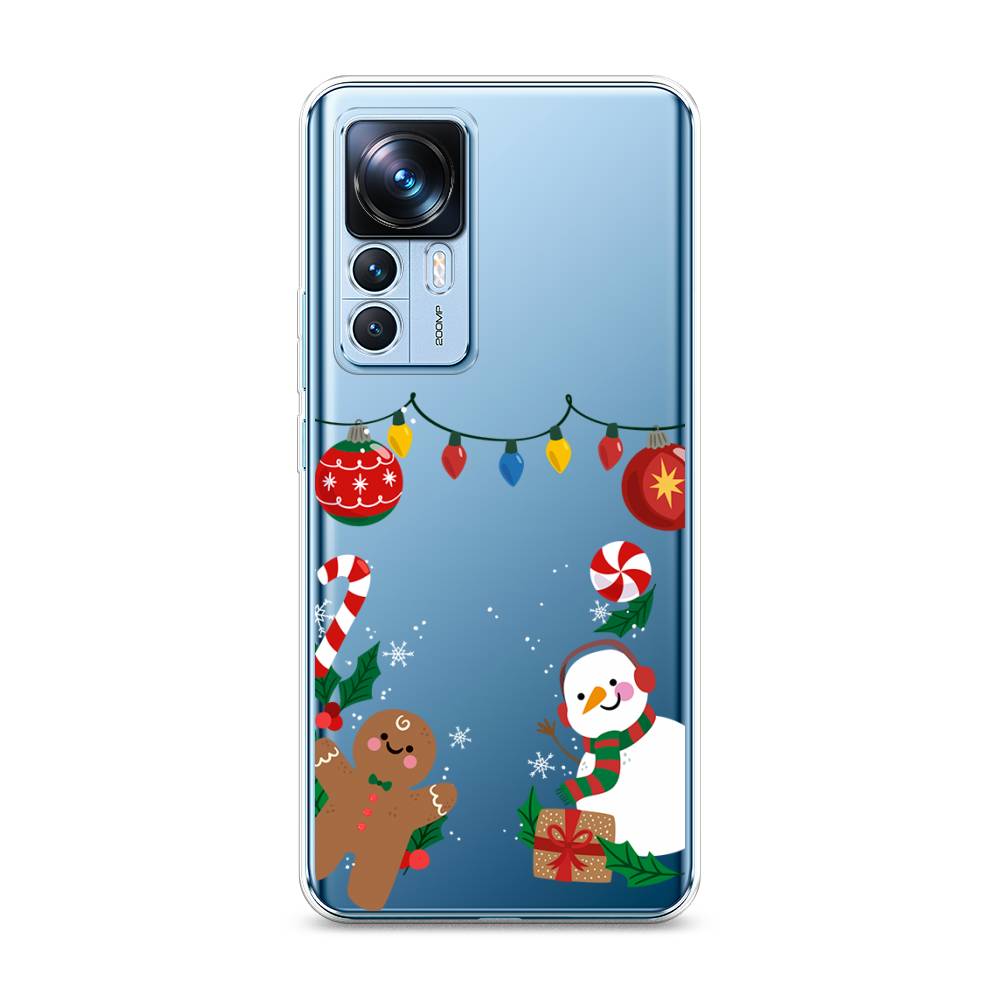 

Чехол на Xiaomi 12T "Новогоднее настроение", Коричневый;красный;зеленый, 316650-5