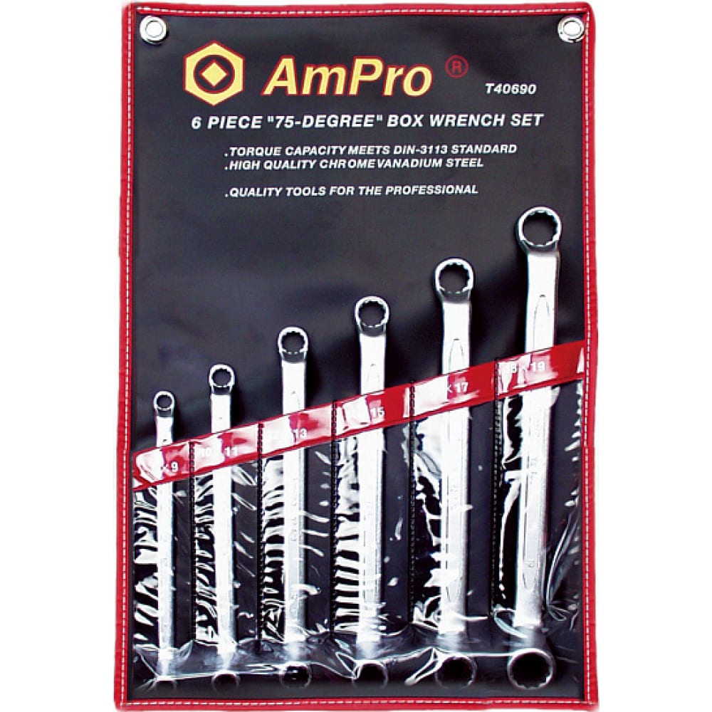 

Набор накидных ключей AmPro T40692