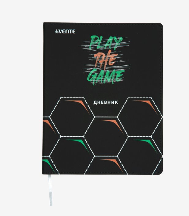 

Дневник универсальный deVente Play the game, Черный, 1783669
