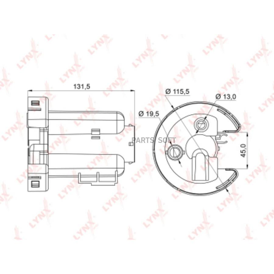 

Фильтр топл.в бак HYUNDAI/KIA I30,/ACCENT/RIO 1.4-2.0 2005 =>