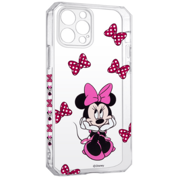 фото Чехол для iphone 12 pro tpu прозрачный с картинкой "minnie" nobrand