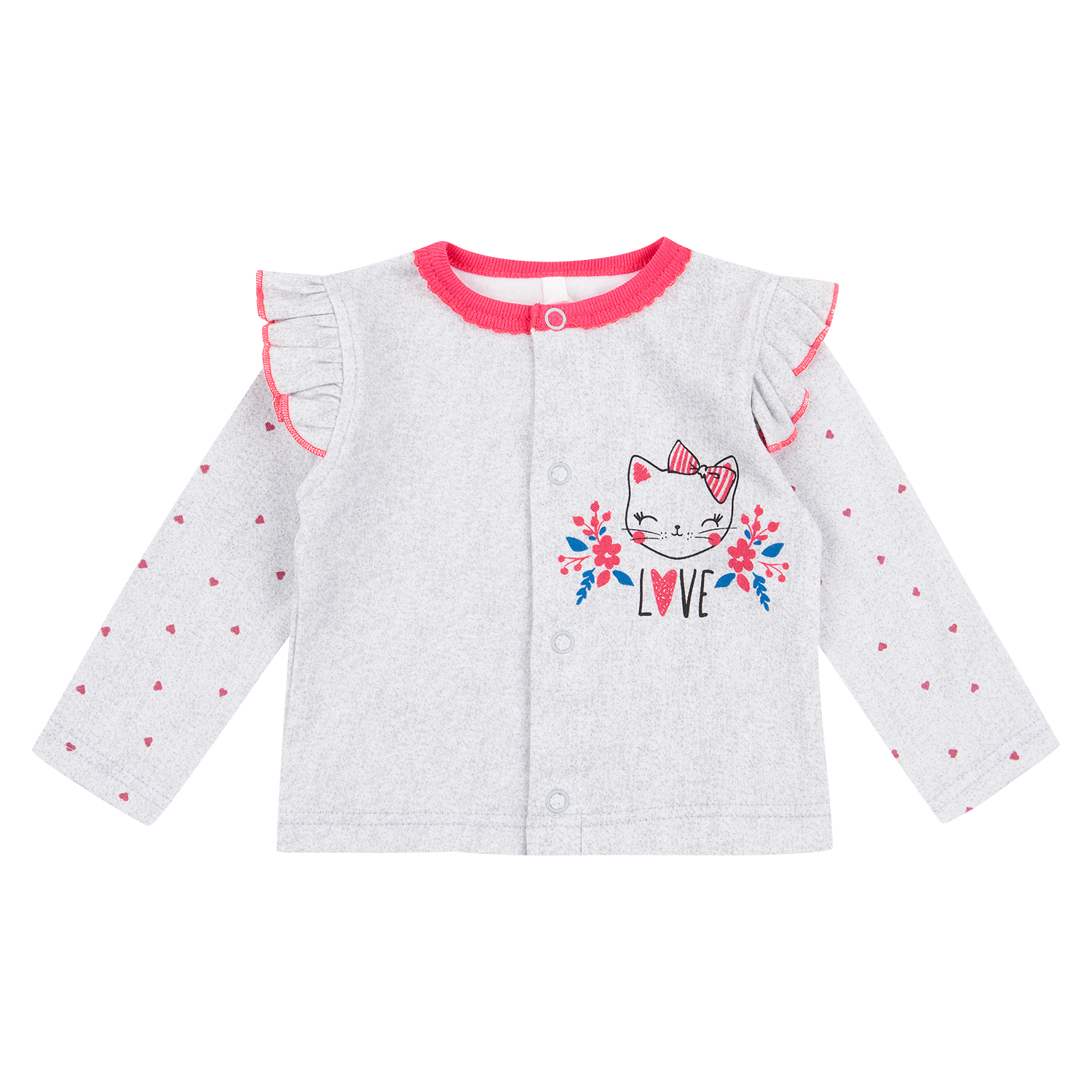 

Кофта Leader Kids Cat белый/розовый р.80, GL001048312