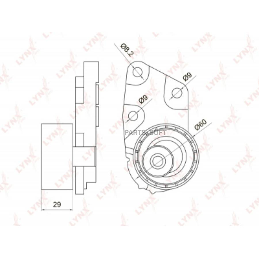 

Ролик ремня ГРМ DAEWOO NEXIA,ESPERO,NUBIRA,LANOS 1.5,1.6L 16V