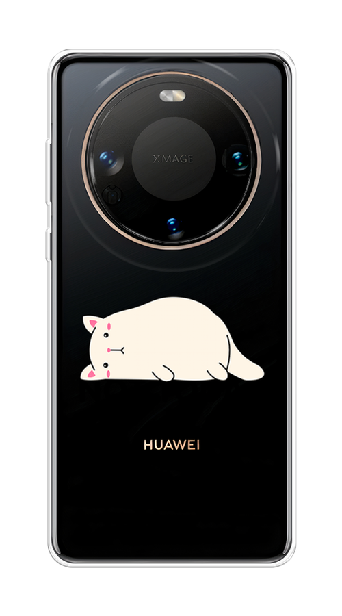 

Чехол на Huawei Mate 60 "Cat not today", Белый;розовый;черный, 6122150-1
