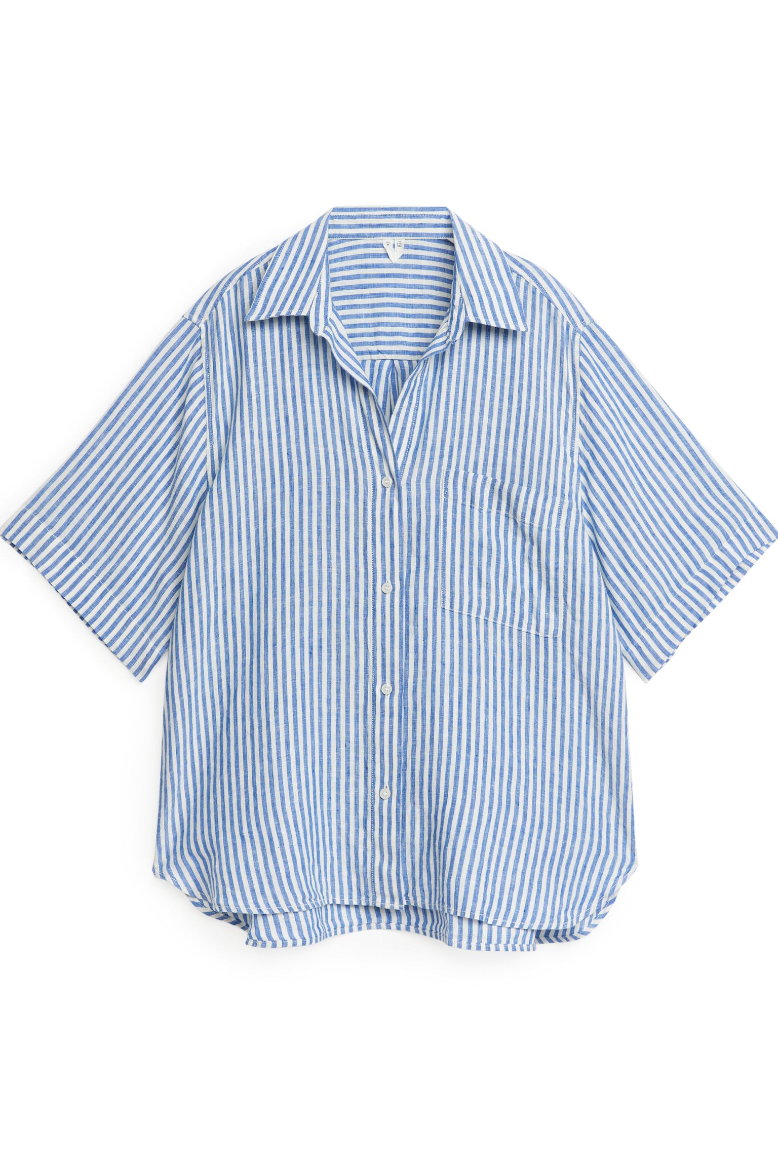 Рубашка женская ARKET 1171573011 синяя L (доставка из-за рубежа)