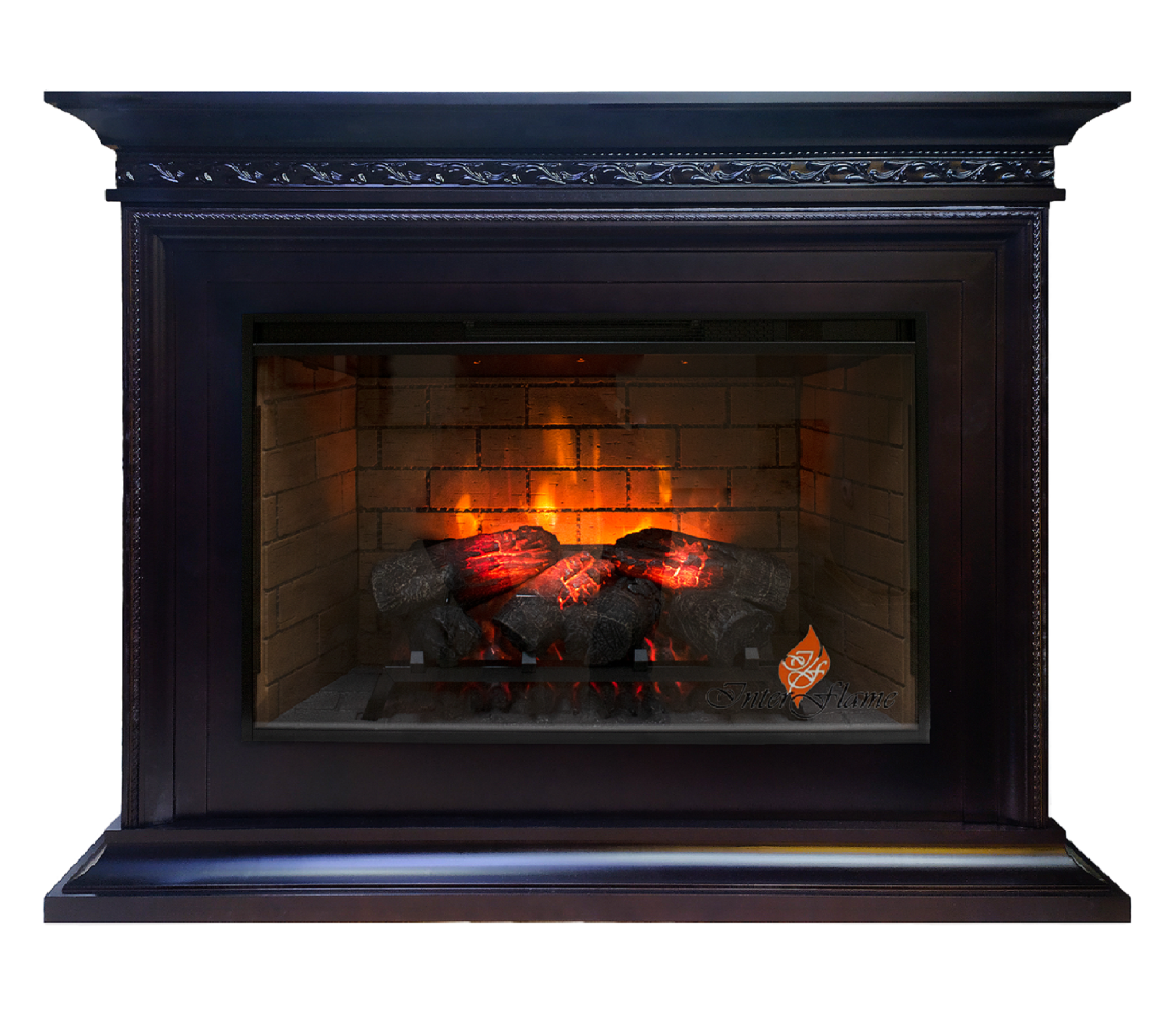 Электрический камин Inter Flame Тайлер (Темный Дуб) с очагом Foton 33