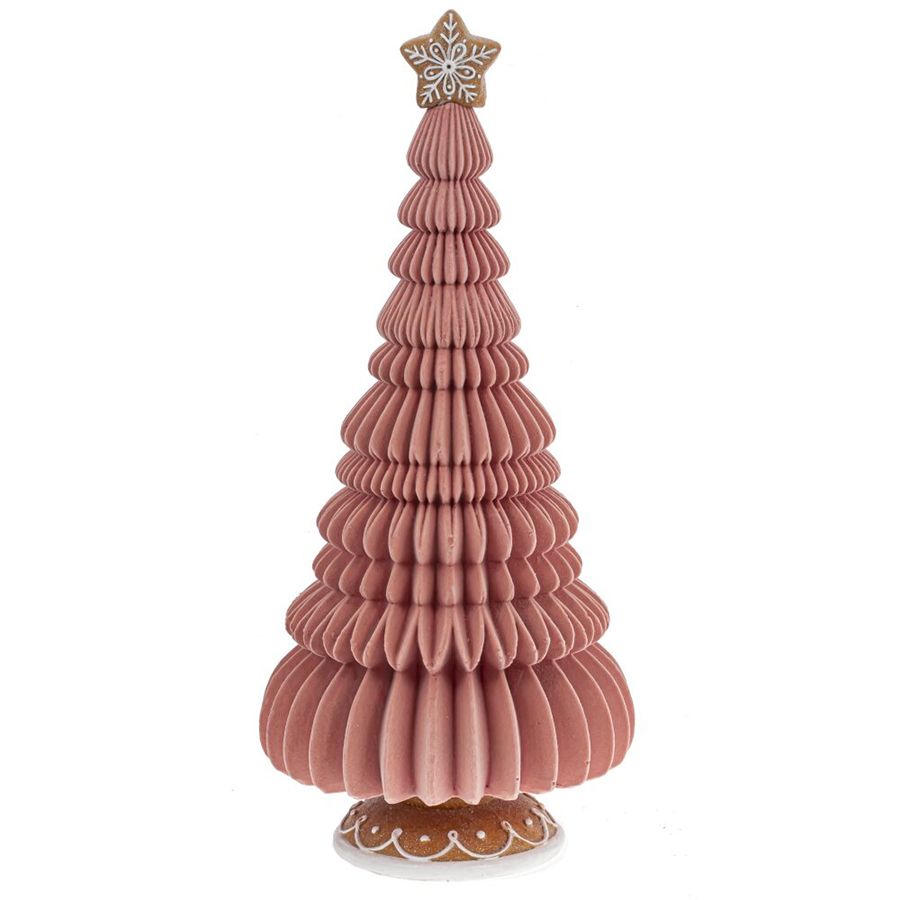 

Фигурка декоративная Ёлочка Remeco, 24x24x54 см, Розовый, Ремеко-Фигурки3-15