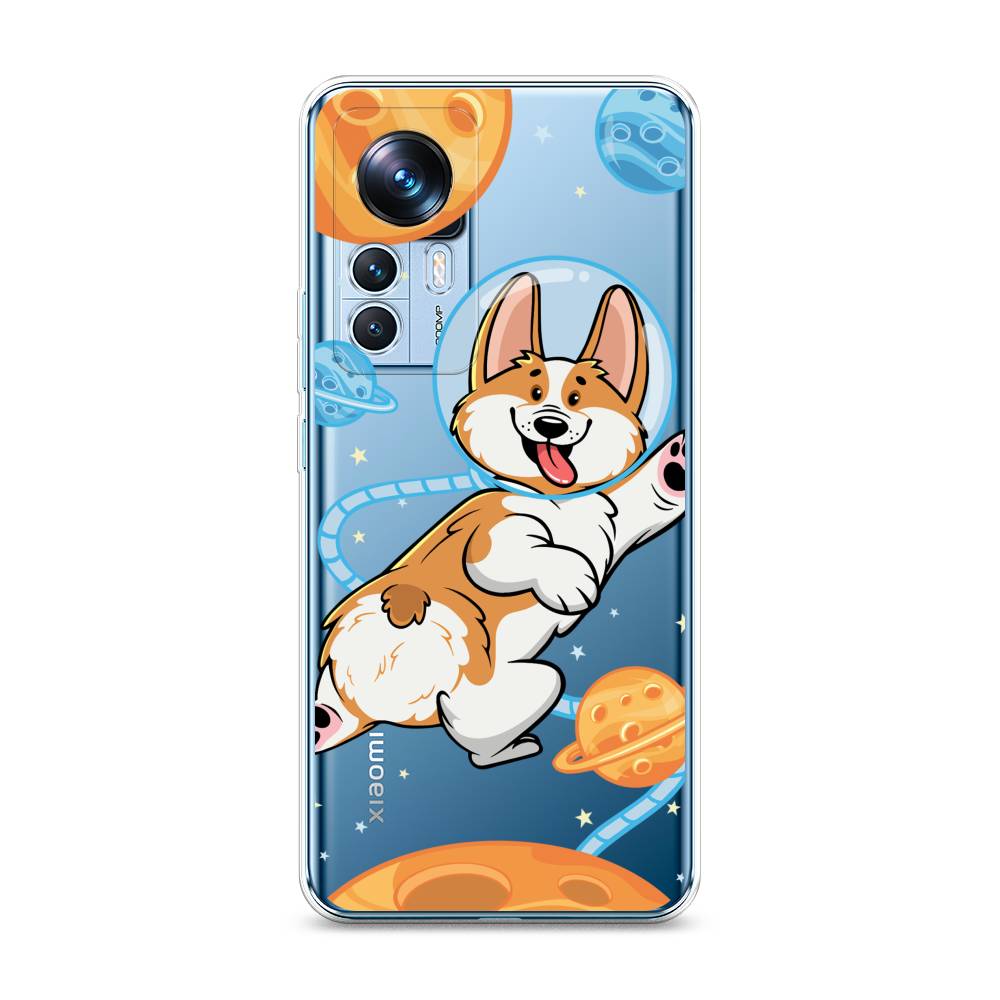 

Чехол на Xiaomi 12T "Корги-космонавт", Голубой;бежевый;белый, 316650-1