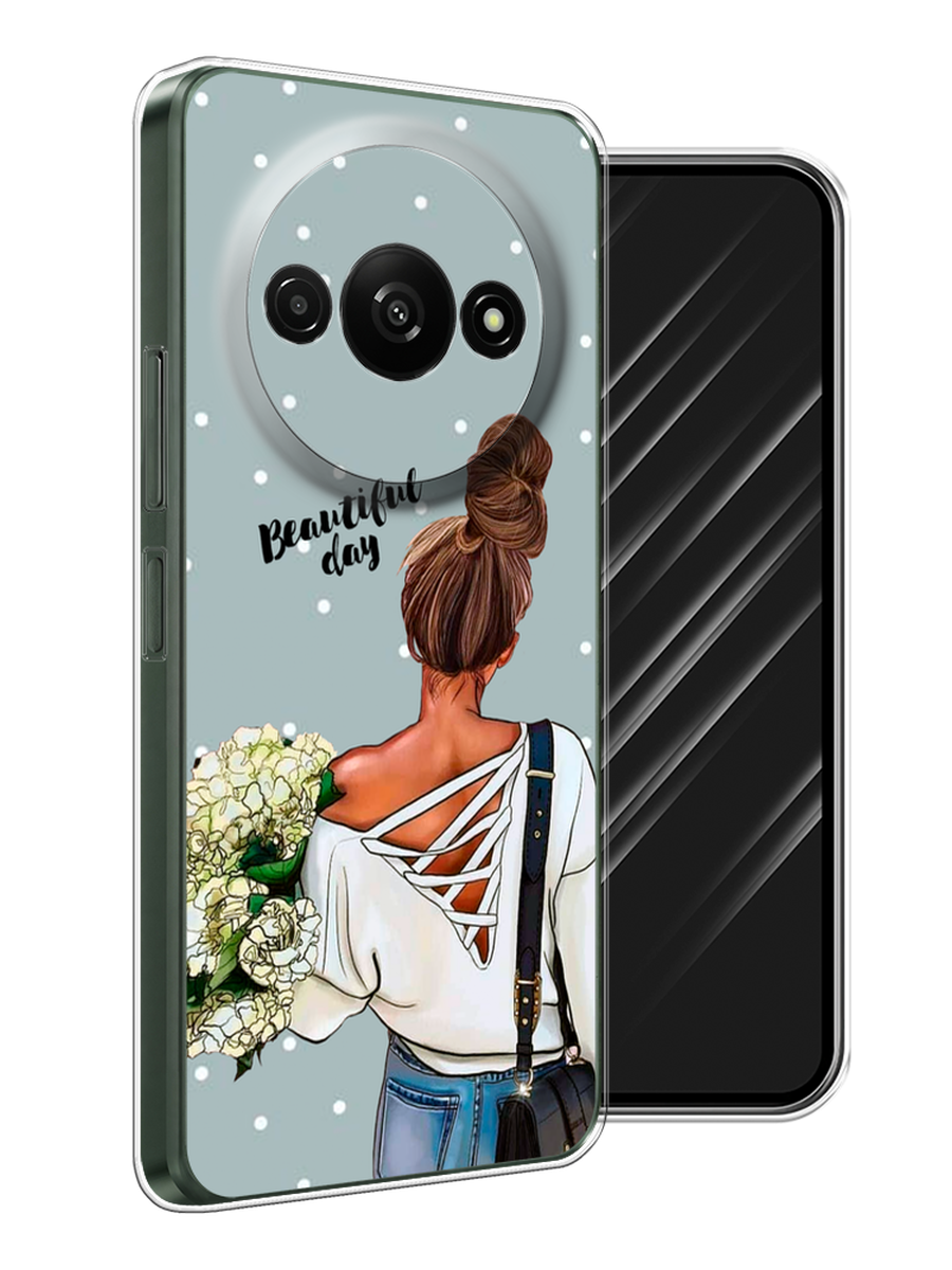 

Чехол Awog на Redmi A3 "Beautiful day", Голубой;коричневый;бежевый, 321250-1