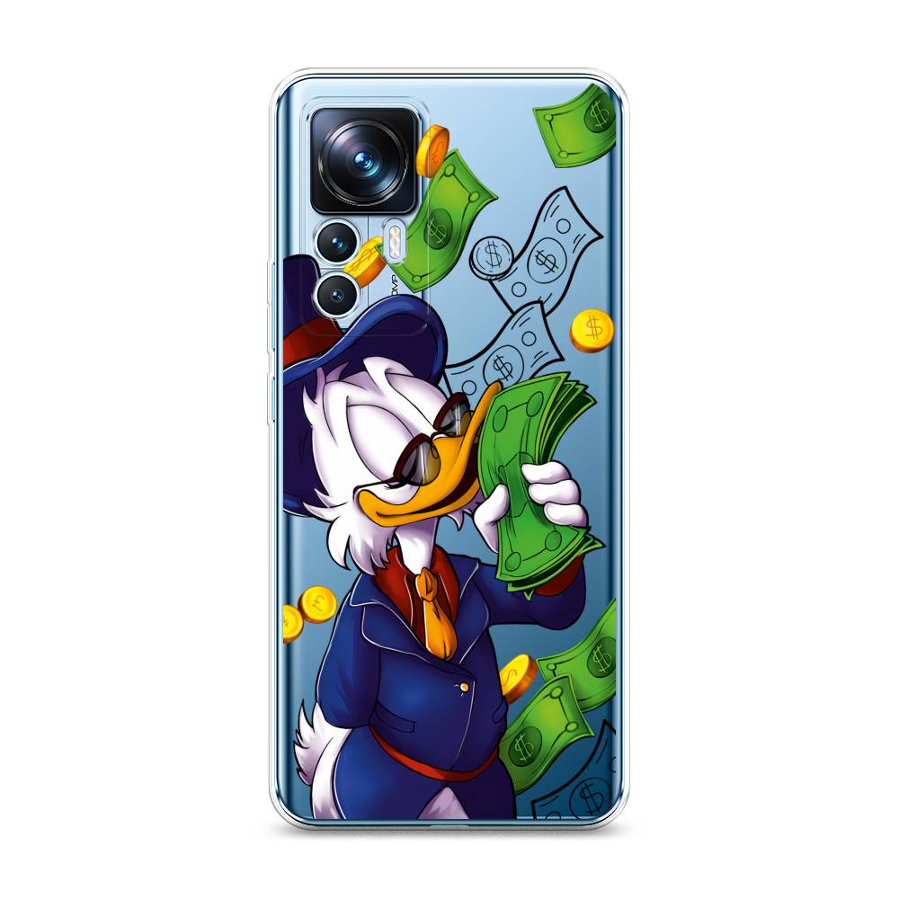 

Чехол на Xiaomi 12T "Scrooge McDuck with Money", Синий;зеленый;белый, 316650-6