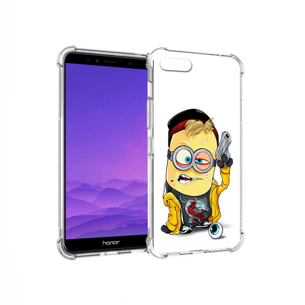 

Чехол MyPads Tocco для Honor 7A миньон бандит (PT111206.25.475), Прозрачный, Tocco