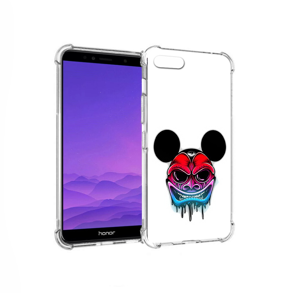 

Чехол MyPads Tocco для Honor 7A микки в маске (PT111206.25.473), Прозрачный, Tocco
