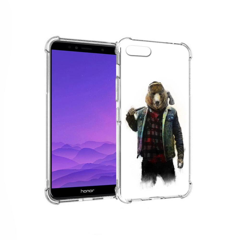 

Чехол MyPads Tocco для Honor 7A медведь с топором (PT111206.25.469), Прозрачный, Tocco