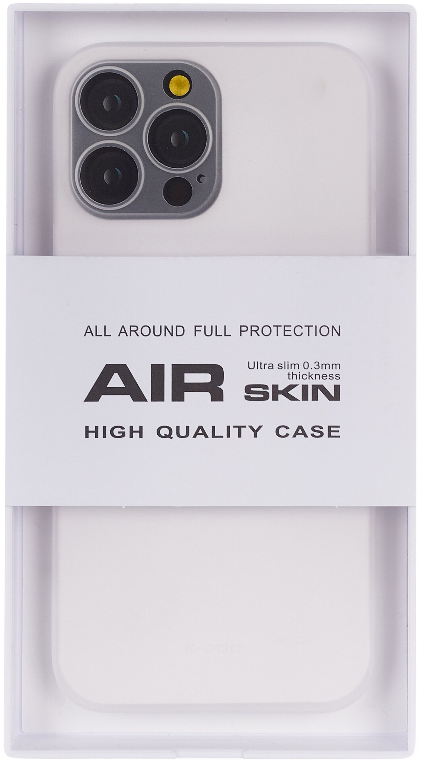 фото Чехол для iphone 12 pro "air skin" белый