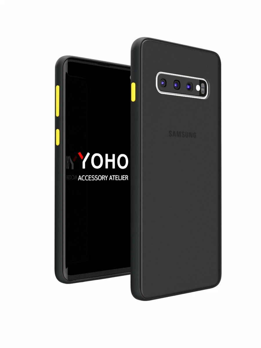 Чехол защитный - противоударный, матовый YOHO для телефона Samsung Galaxy S20 Plus.