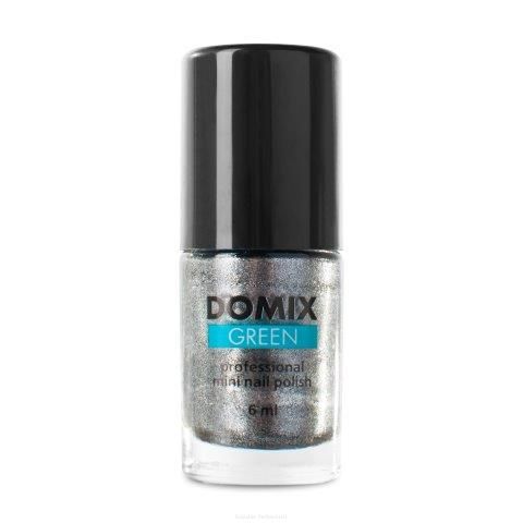 Лак для ногтей Domix тёмно-серый с шиммером, 6 мл
